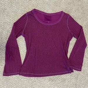Prana Women's Vibrant Purple Long Sleeve Top